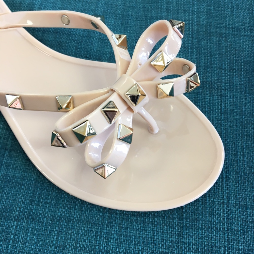 Nude studded sandal - Picture 3 of 4